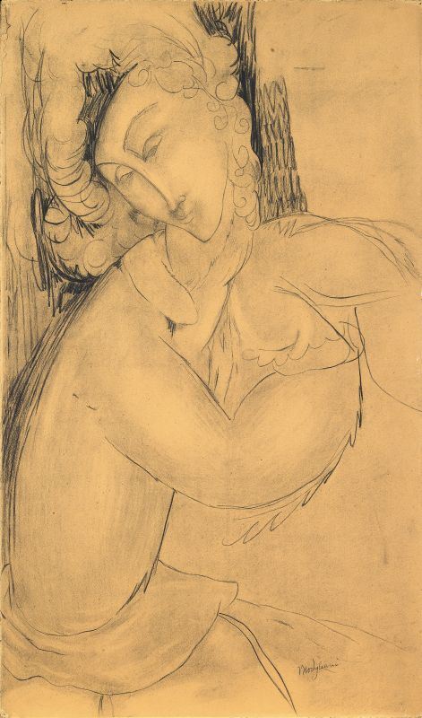 Amedeo Modigliani - Donna con cappello