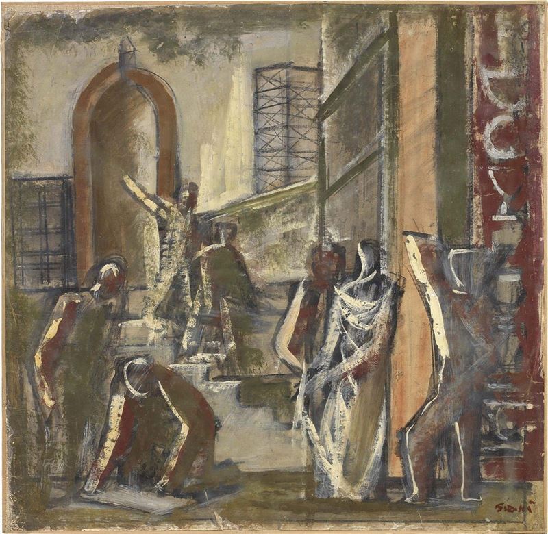 Mario Sironi - Studio per «architettura»