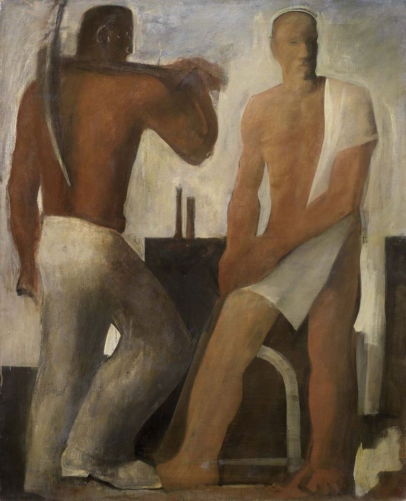 Mario Sironi - Il Lavoro (i Costruttori)