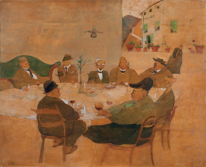 Lorenzo Viani - Pensione di Famiglia (la Pensione Rugiadini)
