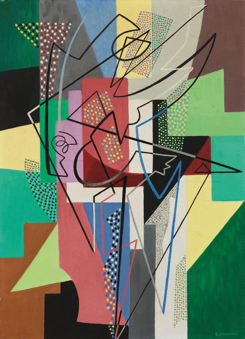 Gino Severini - Danseuse Rose
