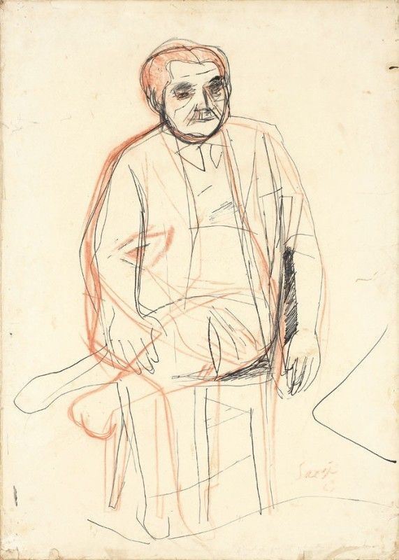 Bruno Saetti - Ritratto di Marchiori