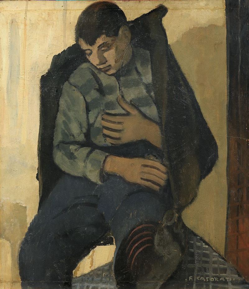 Felice Casorati - Il Malatino o Bambino Malato