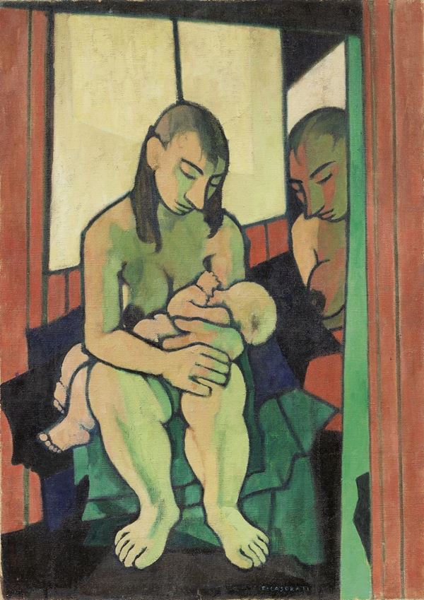 Felice Casorati - La madre (Maternità)