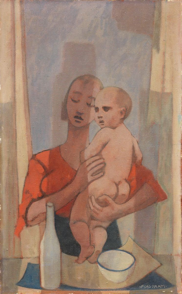 Felice Casorati - Il Mattino (maternità)