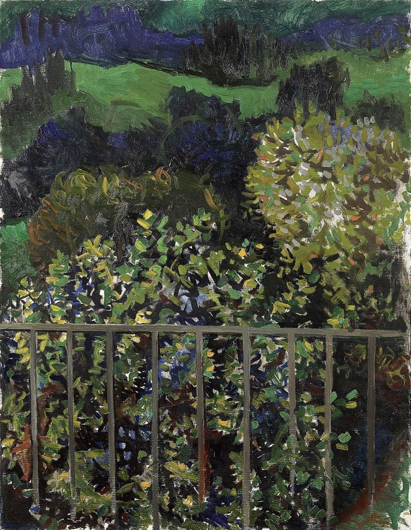 Renato Guttuso - Paesaggio di Velate (notturno a Velate)