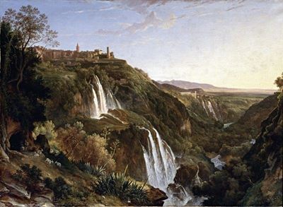 Veduta delle Grandi e Piccole Cascatelle di Tivoli
