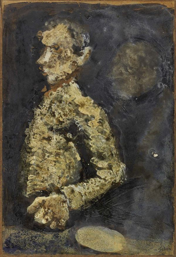 Mario Sironi - Autoritratto con figura