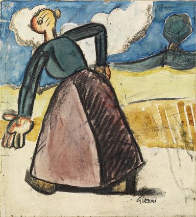 Paesaggio con Figura Femminile