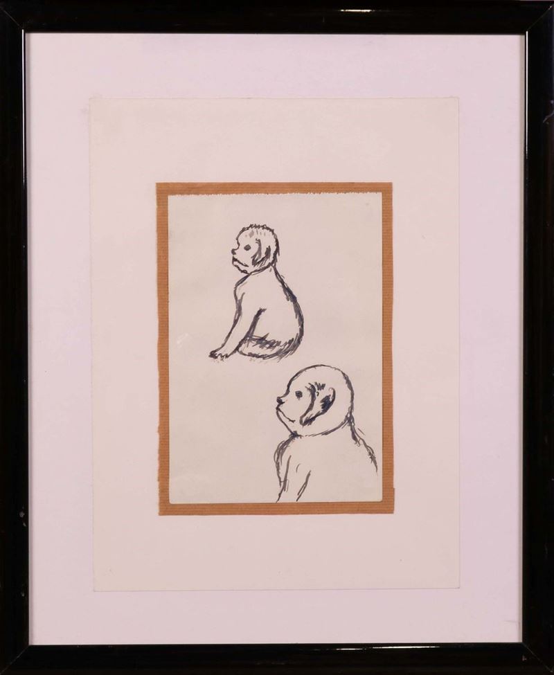 Ottone Rosai - Studio di Cani