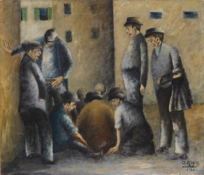 Ottone Rosai - Giocatori di Toppa