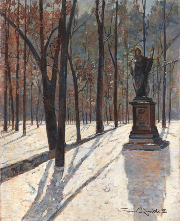 Gino Romiti - Nevicata a Milano
