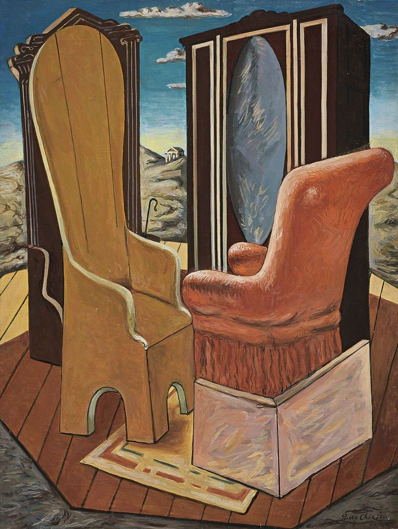 Giorgio De Chirico - Mobili nella Valle