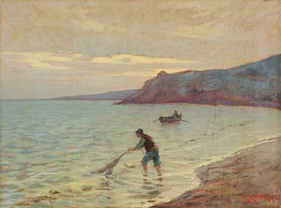 Marina, olio su compensato