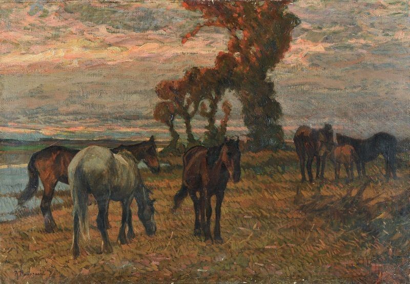 Ruggero Panerai - Cavalli al Pascolo
