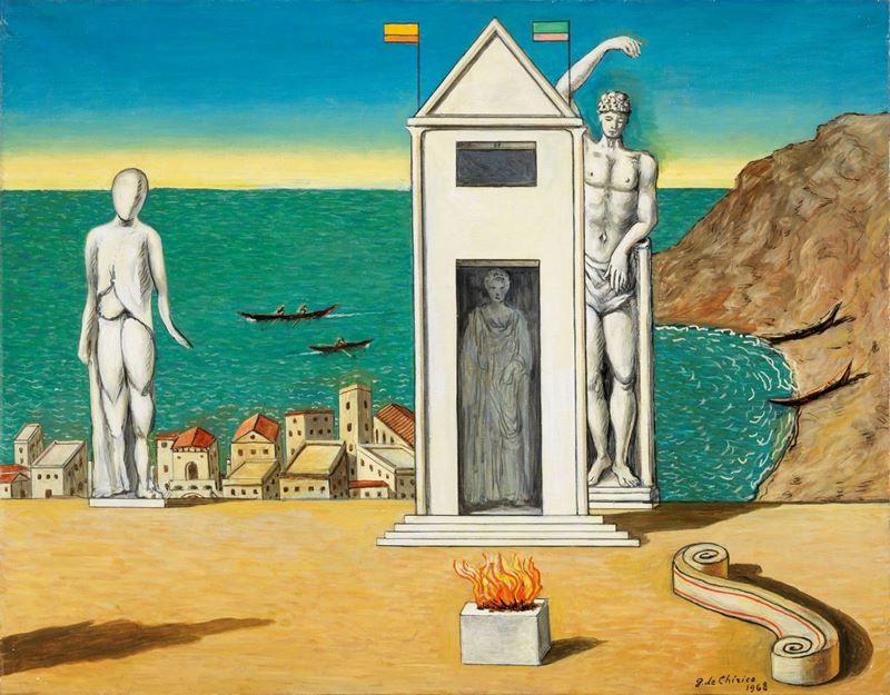 Giorgio De Chirico - Spiaggia Misteriosa