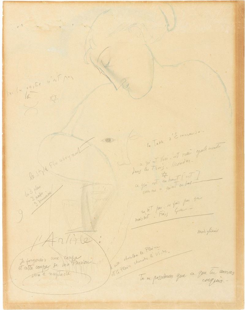 Amedeo Modigliani - Studio di Figure