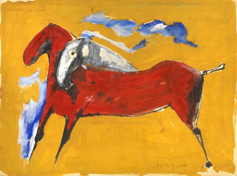 Marino Marini - Due Cavalli