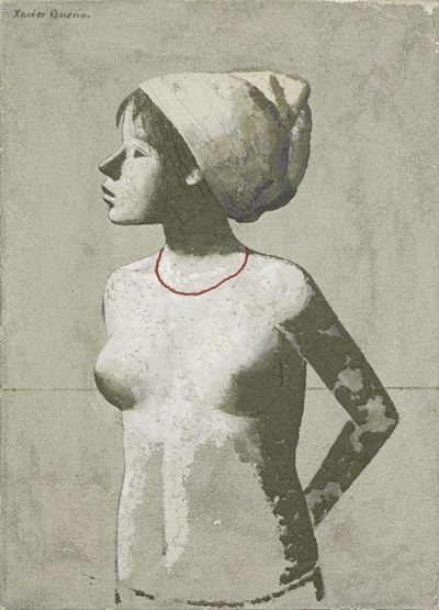 Ragazza con Collana Rossa