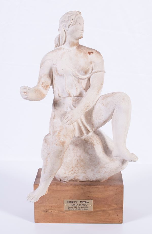 Francesco Messina : Diana  (1928)  - Scultura in gesso - Auction Paintings, Drawings, Sculptures and Multiples - Casa d'aste Farsettiarte