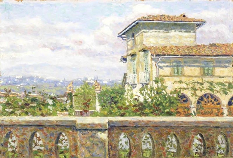 Gino Severini - Villa Passerini Presso Firenze (veduta di Arcetri)