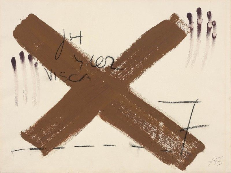 Antoni Tàpies - Senza Titolo