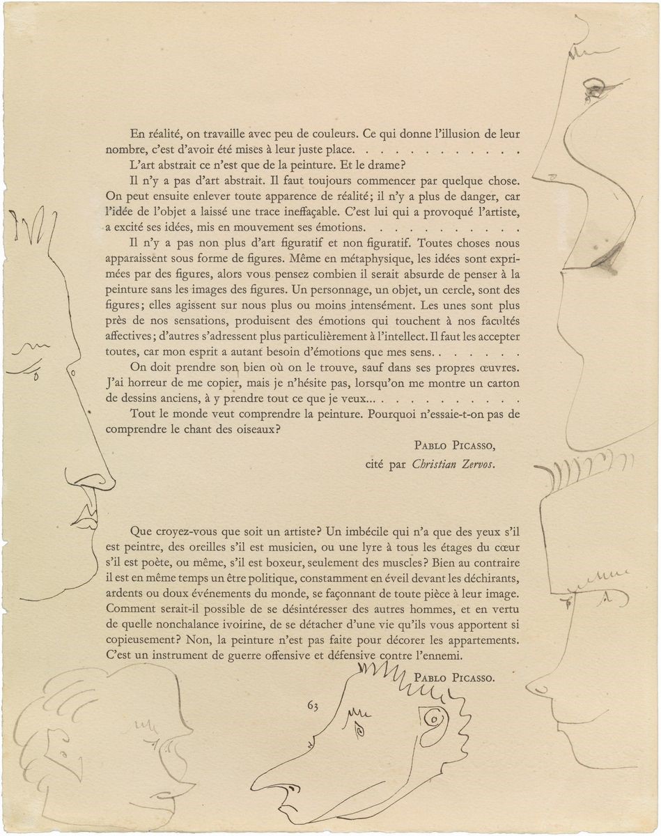 Pablo Picasso - Portrait De Georges Auric
