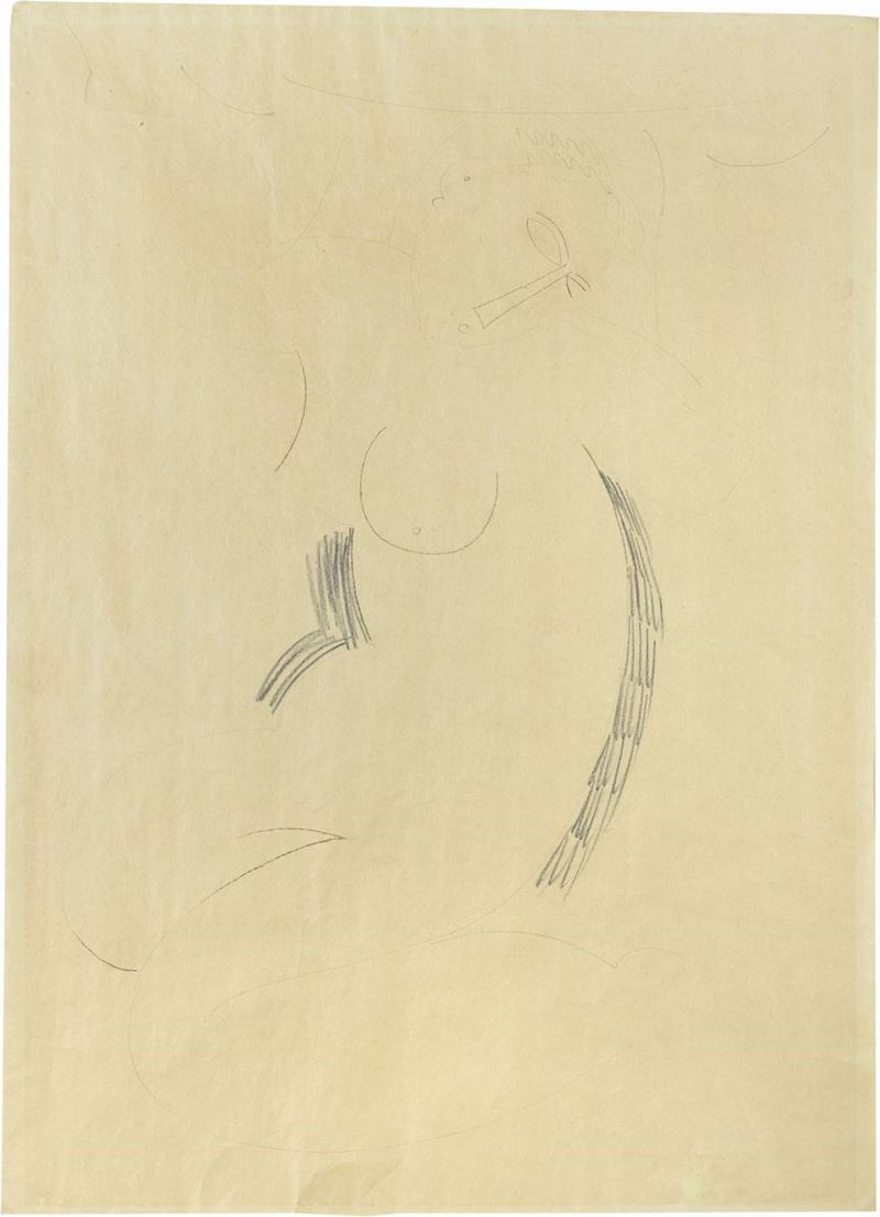Amedeo Modigliani - Cariatide Verso Sinistra