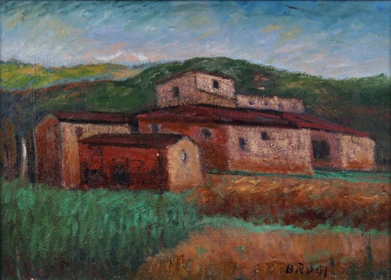 Gino Brogi - Case nei Campi