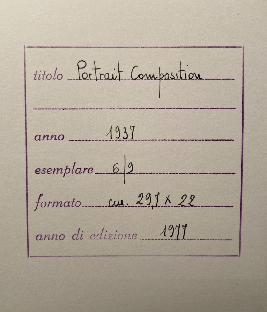 Florence Henri - Portrait Composition