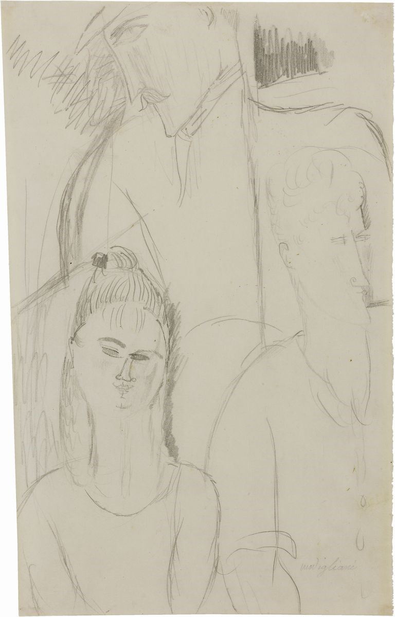 Amedeo Modigliani - Tre Figure