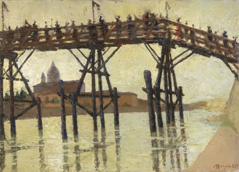 Mario Borgiotti - La Passerella del Ponte alla Carraia