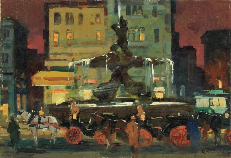 Renato Natali - Piazza Barberini, Roma