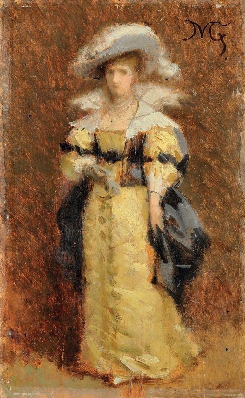 Michele Gordigiani - La Regina Margherita