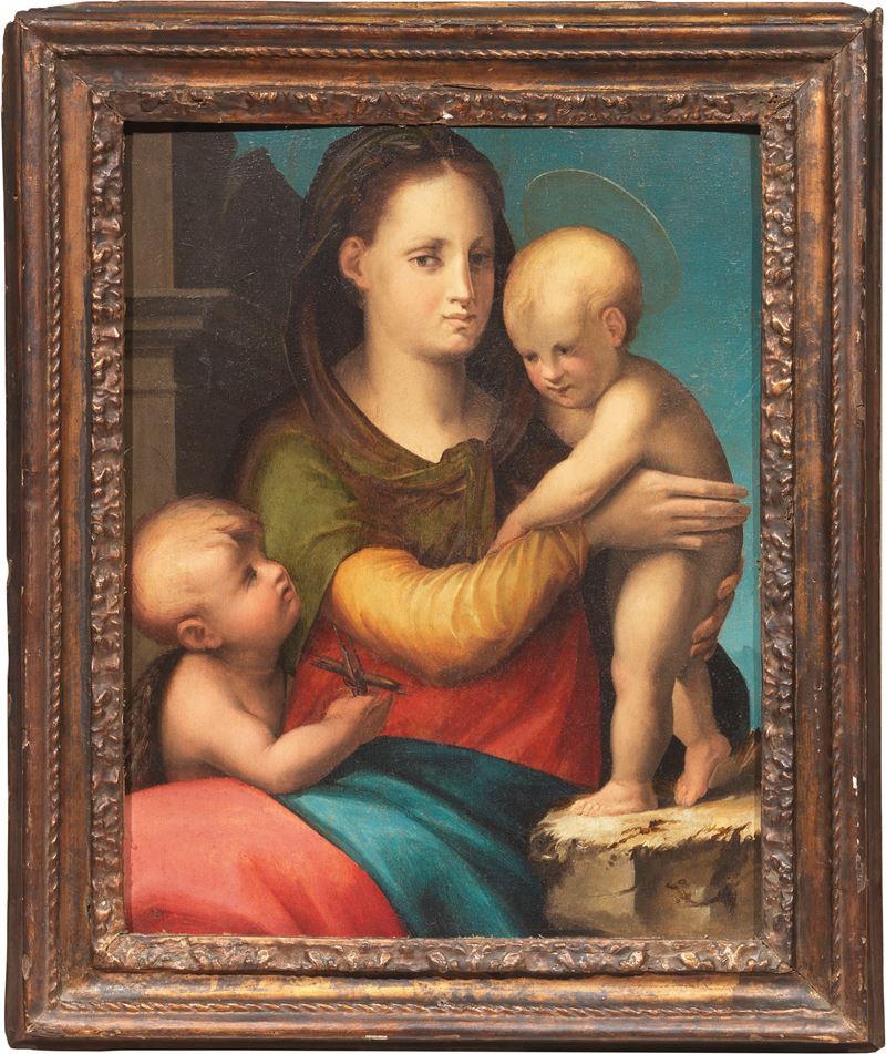 Tommaso Manzuoli Detto Maso da San Friano - Madonna Col Bambino e San Giovannino