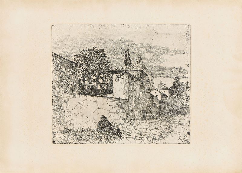 Giovanni Fattori - Antica Via Lamarmora