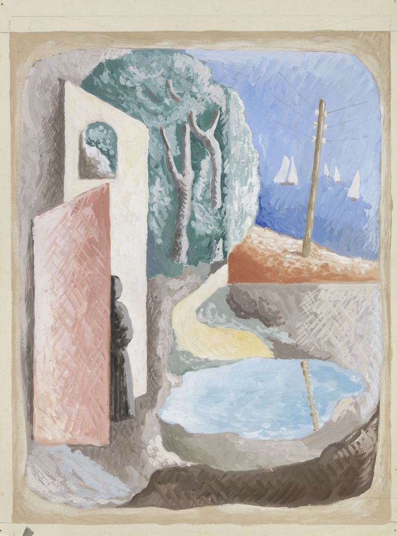 René Paresce - Paesaggio (donna in Attesa)