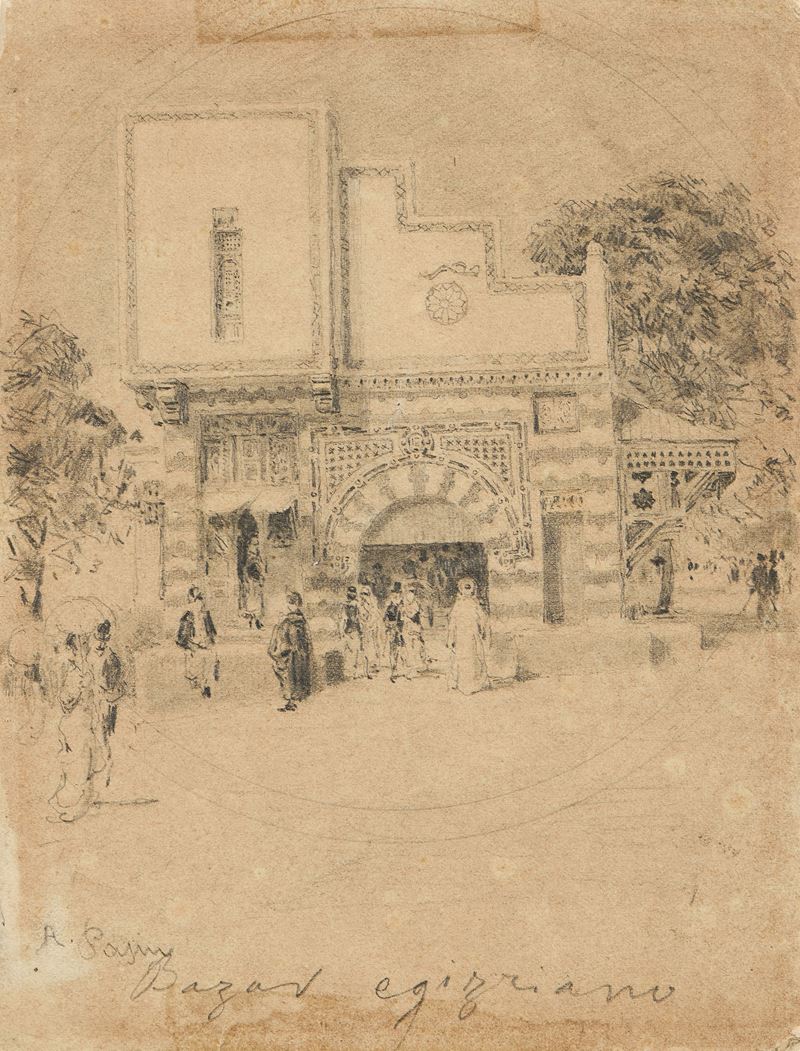Alberto Pasini - Bazar Egiziano