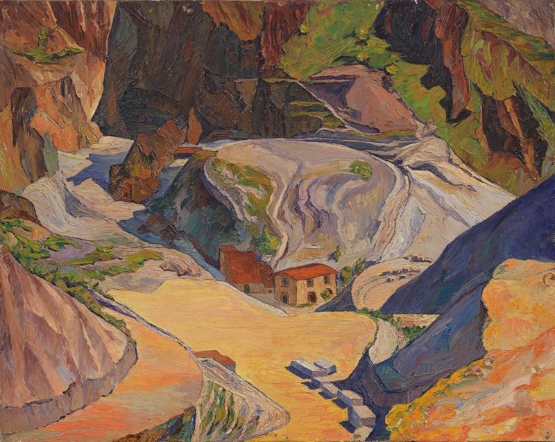 Ettore Cosomati - Il Poggio, nelle Cave di Carrara