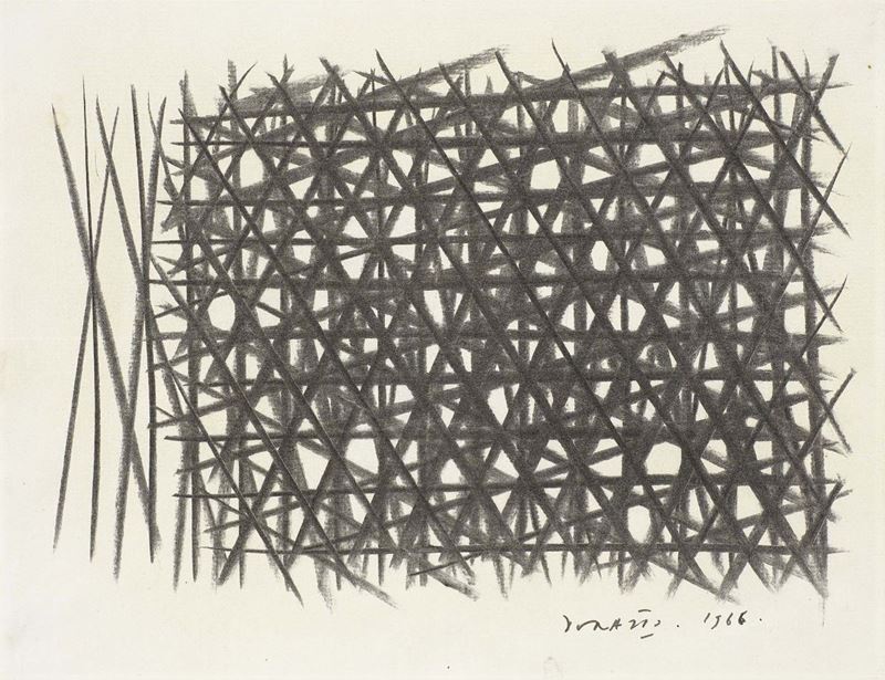 Piero Dorazio - Reticolo Nero