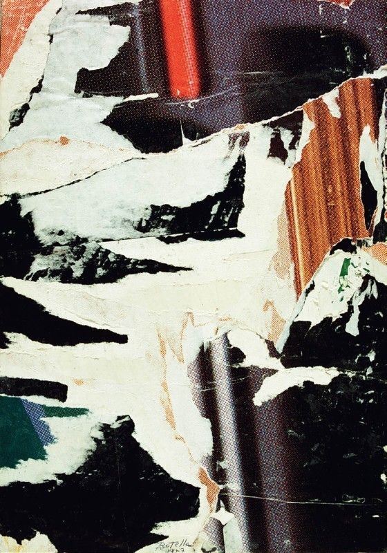 Mimmo Rotella - Senza Titolo