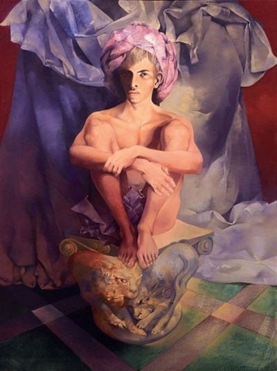 Idolo, olio su tela (1990)
