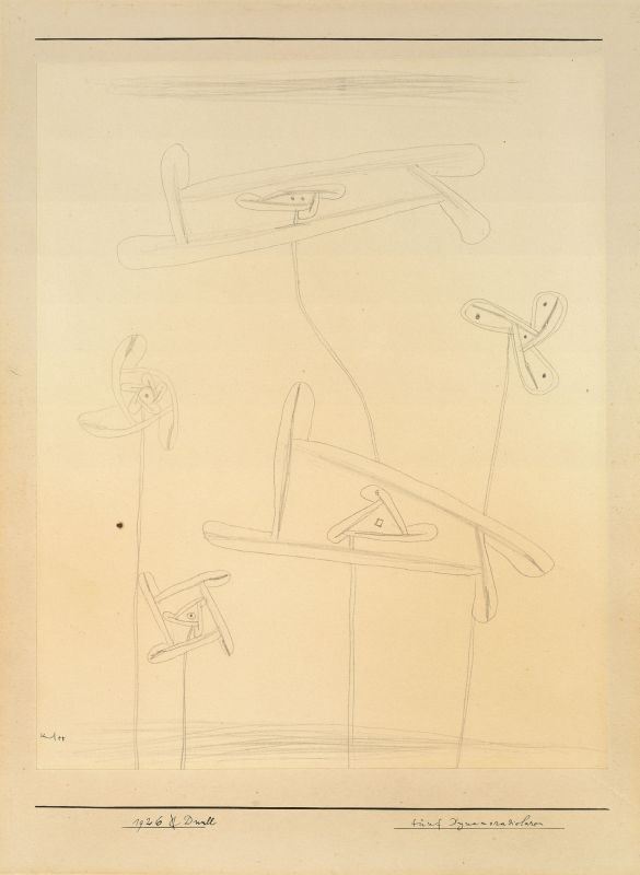 Paul Klee - Fünf Dynamoradiolaren