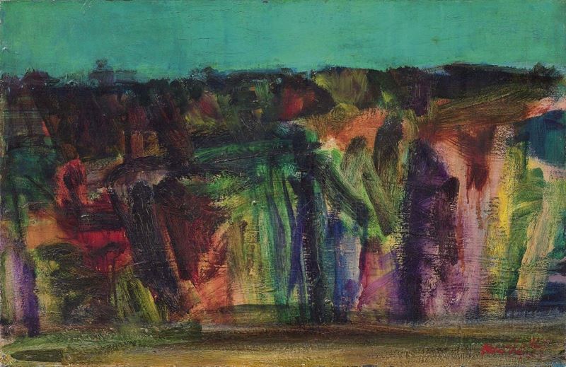 Ennio Morlotti - Paesaggio di Brianza