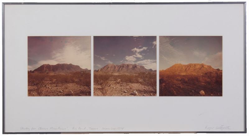 Roger Cutforth - Study For Chisas Mountains, Big Bend, Texas