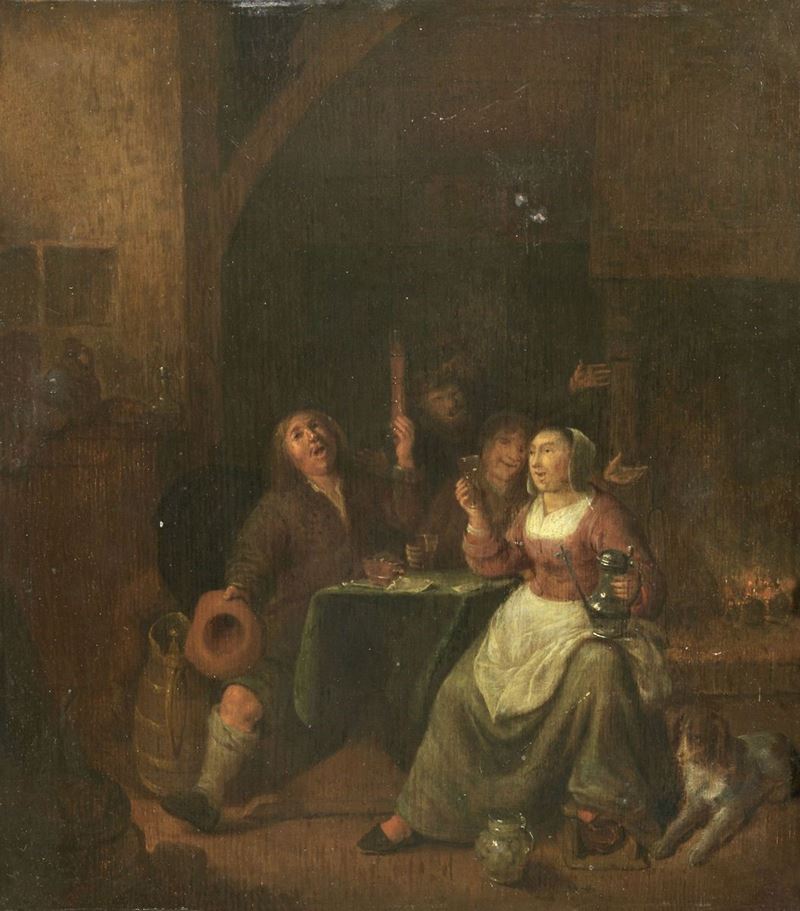 Jan Miense Molenaer - Scena di Taverna
