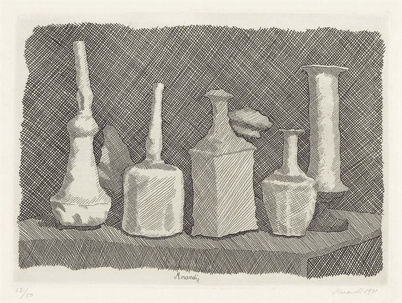 Giorgio Morandi - Natura Morta a Grandi Segni
