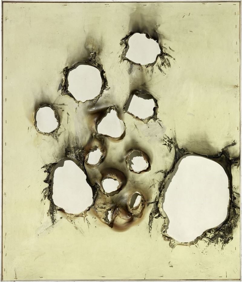 Alberto Burri - Combustione Plastica