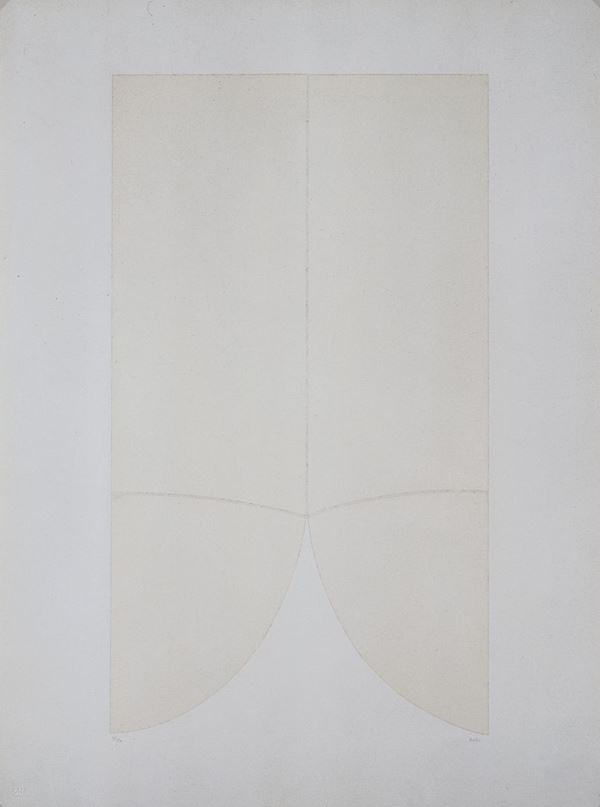 Alberto Burri - Bianchi e neri II-A
