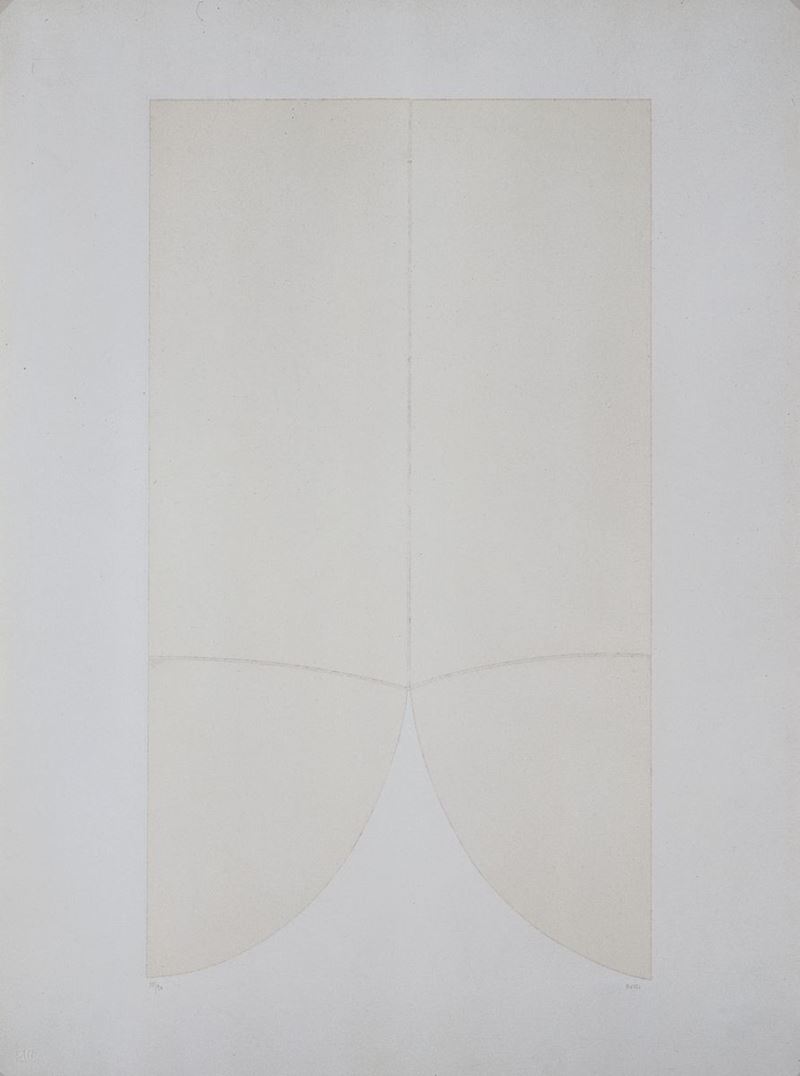 Alberto Burri - Bianchi e Neri II-a